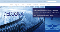 Desktop Screenshot of delcora.org
